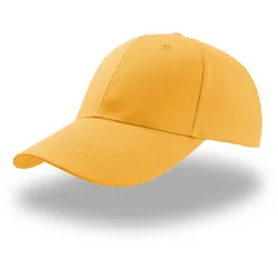 Atlantis Unisex 6-Panel Baseball Kappe 'Zoom' Klassische Cap ZOOM yellow one size