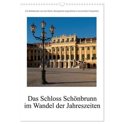 Schloss Schönbrunn im Wandel der Jahreszeiten (Wandkalender 2026 DIN A3 hoch), CALVENDO Monatskalender