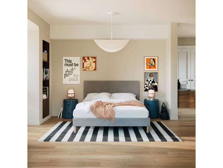 SLOME Lit Original 2P gris 140x200 monobloc