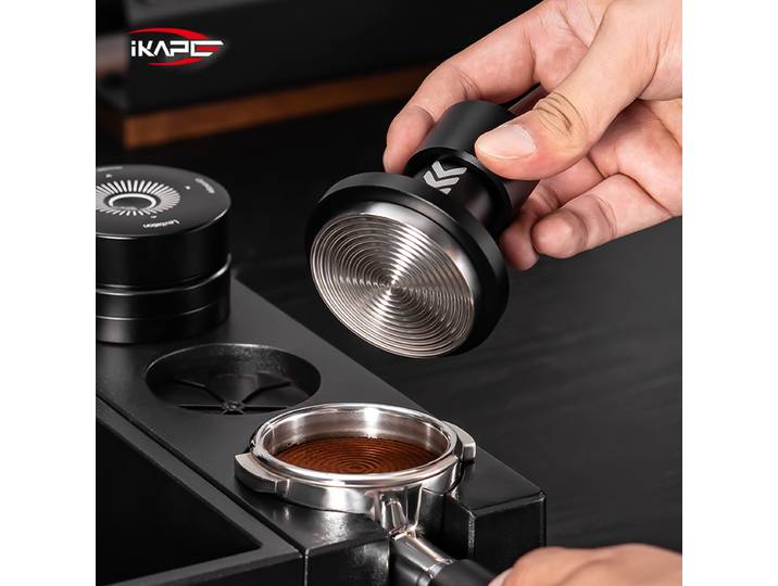 IKAPE V6 – doseur à expresso à Impact, Double ressort de doseur à café calibré en bétille, adapté au porte-filtre 51/54/58mm, accessoires Barista