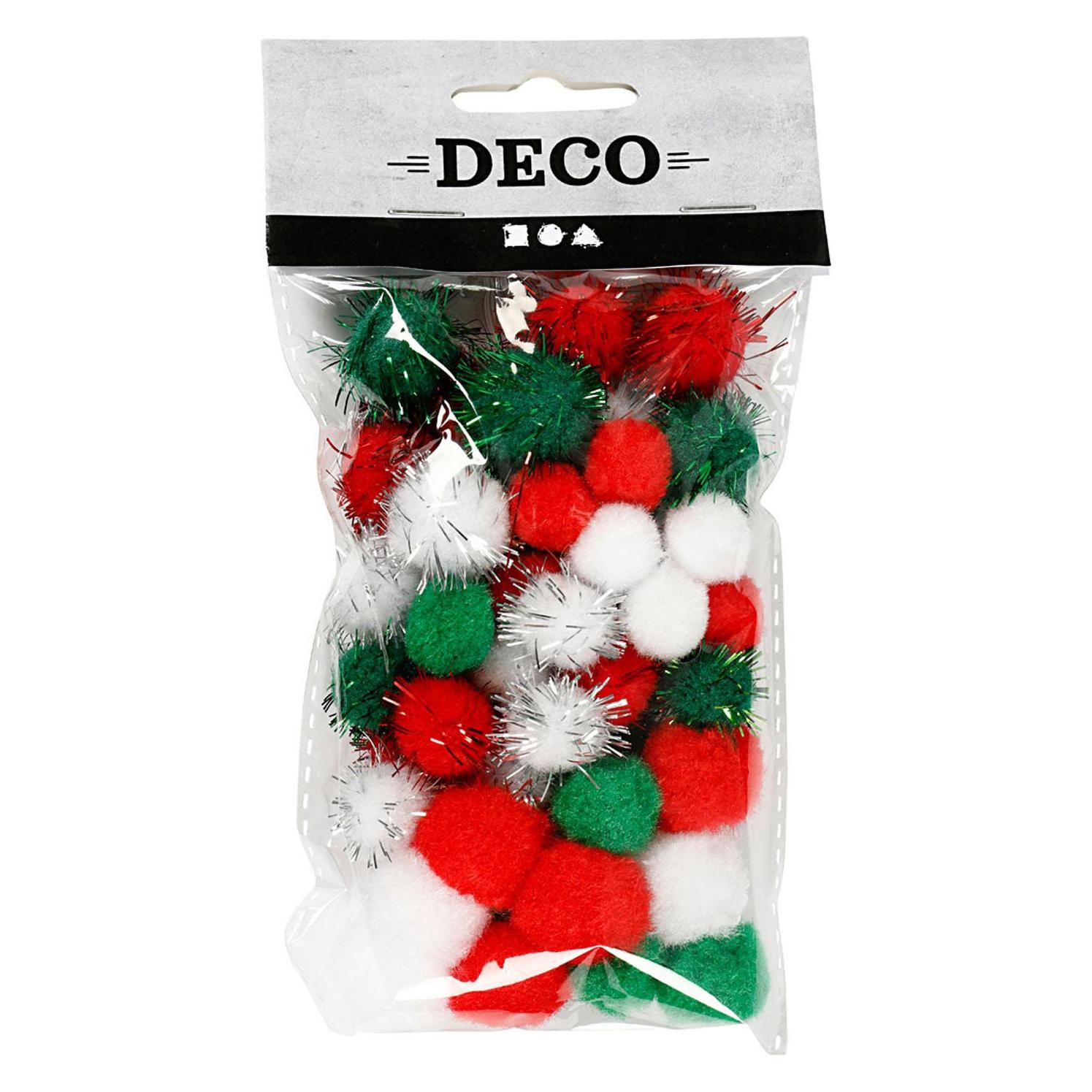Creativ Company Pompons Weihnachten, 48St. (5712854088992)