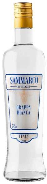 Distillerie Valdoglio Grappa Bianca Sammarco - Grappa Italiana 70 cl.