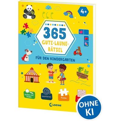 365 Gute-Laune-Rätsel für den Kindergarten, Taschenbuch von , Loewe, 978-3-7432-1133-9