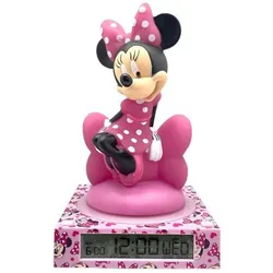 Kids Euroswan, Nachtlicht, Disney Minnie 3D-Lampe mit Wecker