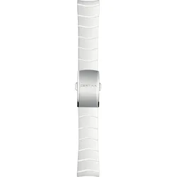 Certina - Kautschuk Ds Action Kautschukband Weiss, Stahl Schliesse C603020933 - weiß