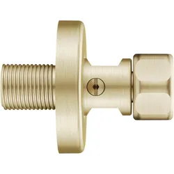 Wandanschluss 1/2"x3/4" L40 absperrbar, brushed gold 3600014965