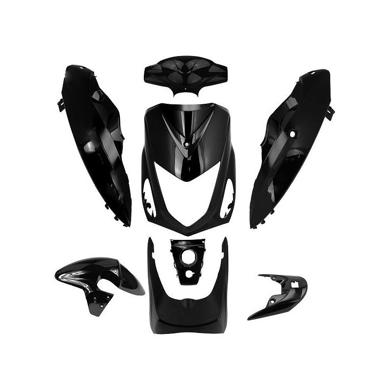 Kit carrosserie noir TNT original 8 pièces pour TNT Roma