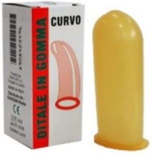 FARVISAN Srl Farvisan, Ditale in Gomma Curvo 5, 1 Pezzo