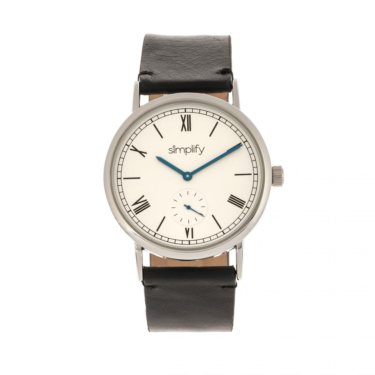 Simplifiez la montre à bracelet en cuir 5100