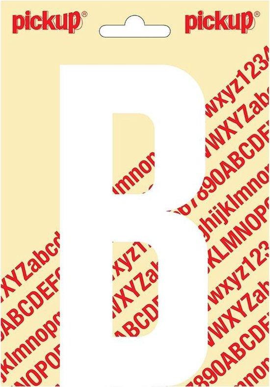 Nobel Sticker letter B wit Pickup