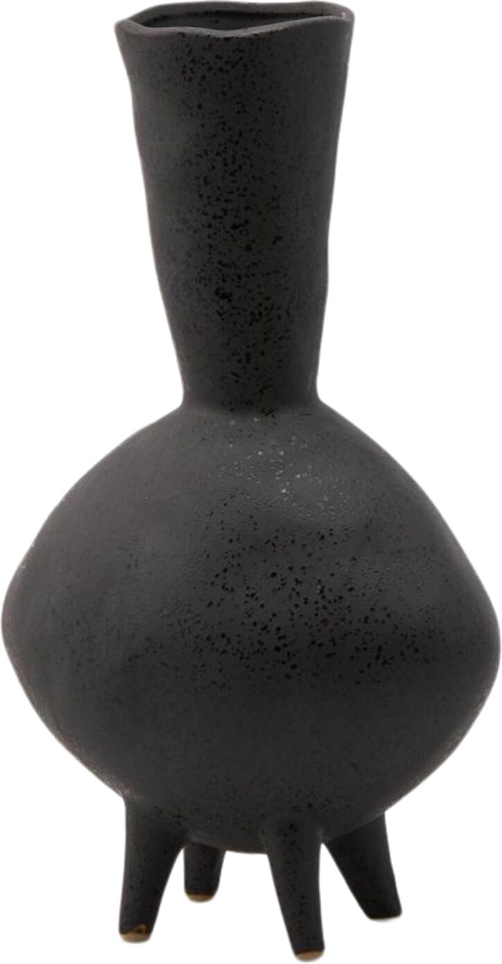Edg Chakra Keramik Schwarz H: 34 cm  Schwarz