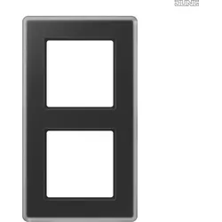Jung AV582GLMSW Glasrahmen 2-fach senkrecht eu waagerecht e Montage Glas A VIVA sc