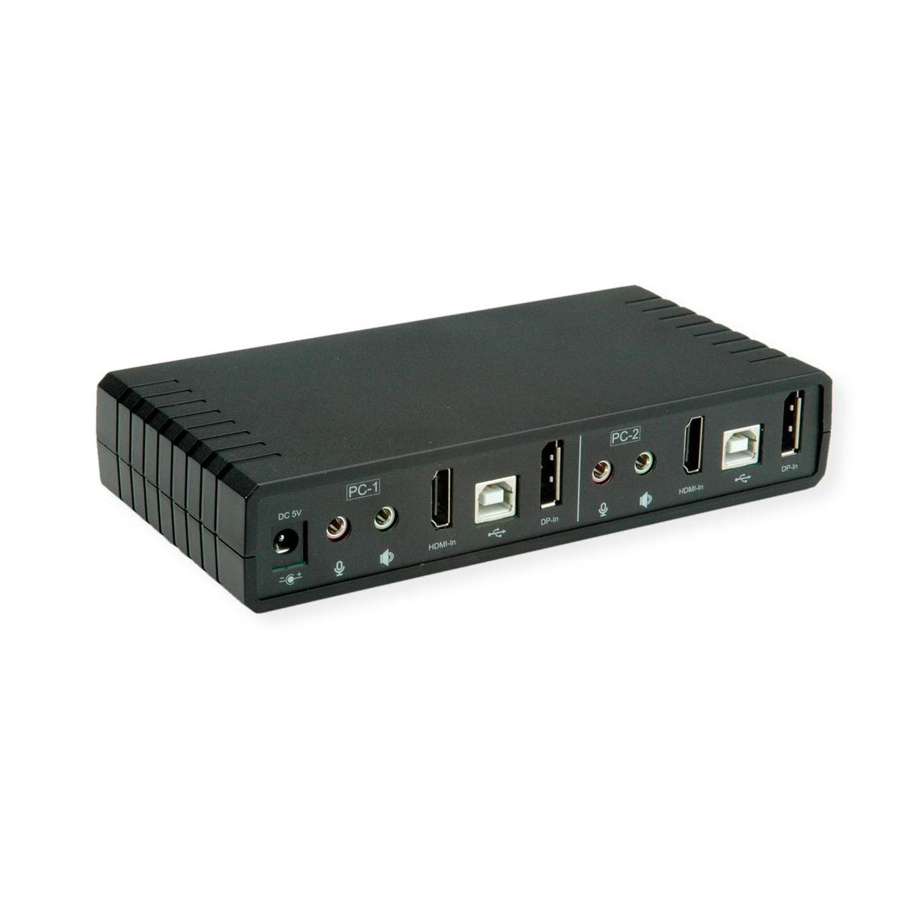 Roline Kvm Switch Dual Head 1u-2pcs (14.01.3047)
