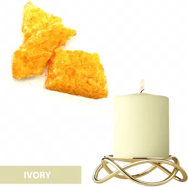 Inspire Picks 25 Color Candle Wax Dye Set 5g Candle Color Blocks For Soy Wax, Beeswax & DIY Candle Making ivory