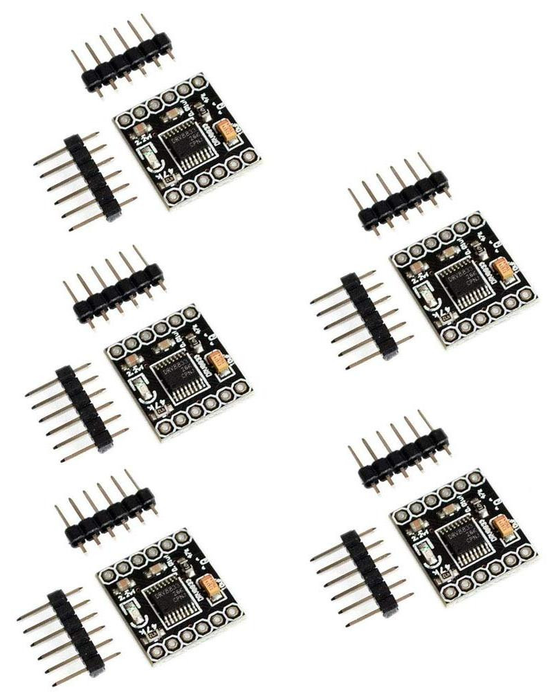 Dripio DRV8833 printplaat voor het aansturen van 2 DC-motoren, 1,5A, 3-10V, 5 stuks