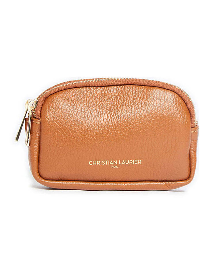 Christian Laurier Leder-Geldbörse "Tamar" in Hellbraun - (B)15 x (H)9,5 x (T)4 cm - onesize