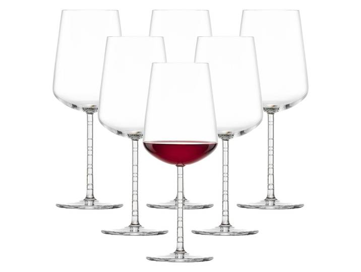 Rotweinglas ZWIESEL GLAS Bordeaux Rotweingläser Journey 633 ml 6er Set transparent , bunt (transparent), 6 tlg., Glas, Trinkgefäße, Rotweinglas