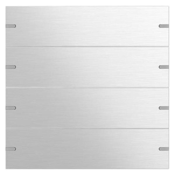 Gira 502417 Wippenset 4fach für Tastsensor 4, Aluminium (502417)