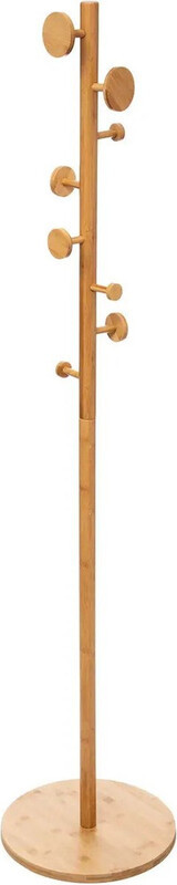 5five Bamboe Kapstok met 8 haken, Hoogte: 175 cm