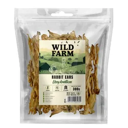 WILD FARM Kaninchenohren 300g Hundeleckerli
