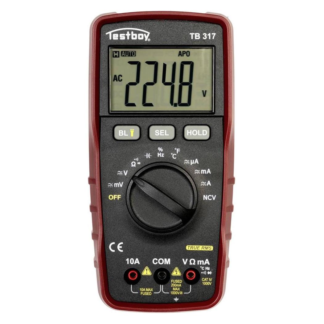 Testboy TB317 Hand-Multimeter digital CAT IV 1000 V (CAT IV 1000V, Hand-Multimeter) (61413000)