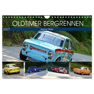 OLDTIMER BERGRENNEN - Kleine Flitzer (Wandkalender 2027 DIN A4 quer), CALVENDO Monatskalender