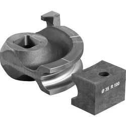 Rems Curvo Biegesegment+Gleitstück Ø35mm R100