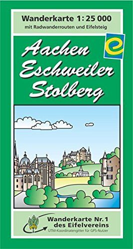 Aachen, Eschweiler, Stolberg: Wanderkarte Nr. 1 des Eifelvereins - Preis vom 12.10.2026 11:37:12 h