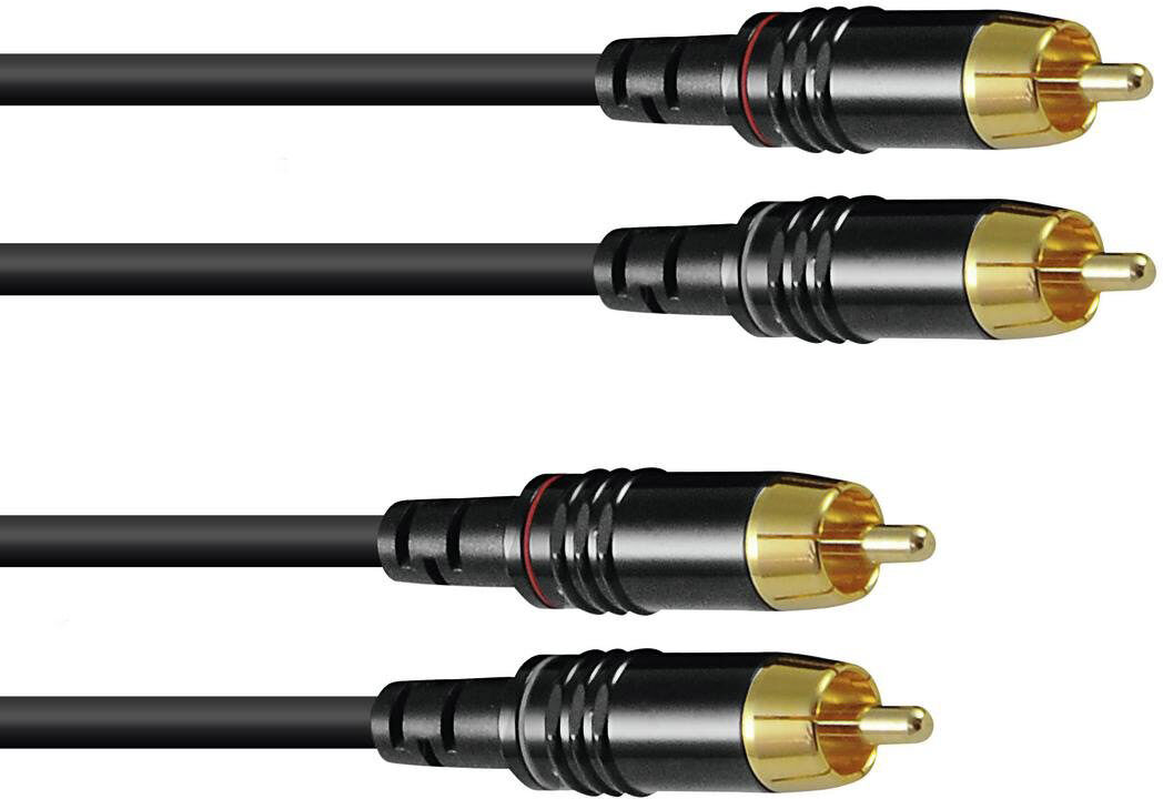 Sommer Cable Cinch Kabel 2x2 1m Sw Hicon
