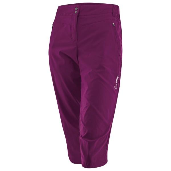 Löffler - Women's 3/4 Bike Pants CSL - Velohose Gr 34 lila