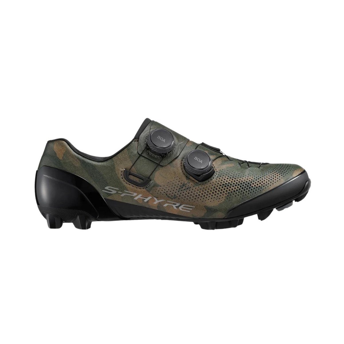 Sapatilhas Shimano S-PHYRE SH-XC903 Verde Marrom, Tamanho 42 - EUR Unisex