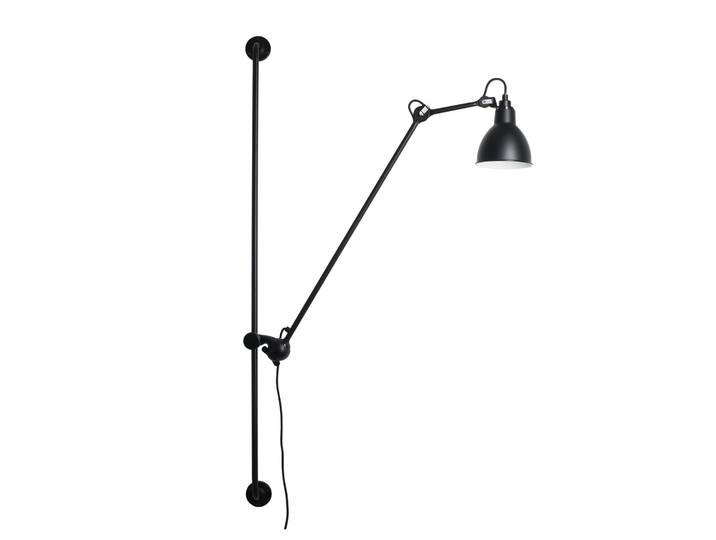 Applique murale Lampe Gras 214 Round, noir/noir - DCW - Salon / séjour - Design - Métal - À ampoule unique