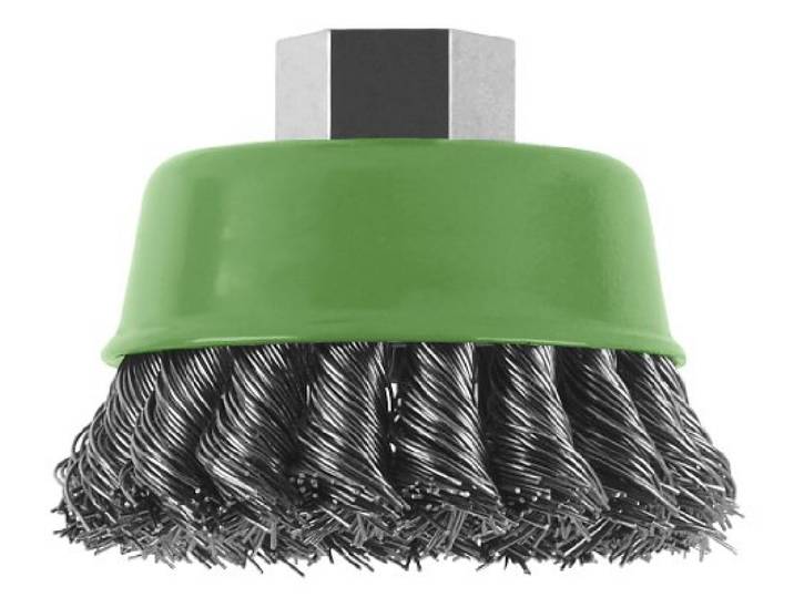 Bosch Accessories 2609256504 Brosse boisseau M14 Fils torsadés inoxydables 75 mm