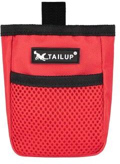 Quick Pick Pro Portable Dog Treat Pouch With Adjustable Waist Belt For Pet Training & Walking red