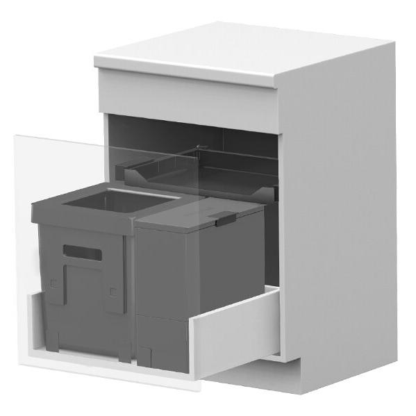 Peka Metall Abfall-Einsatzsystem Peka (40 l) (200.2270.43)