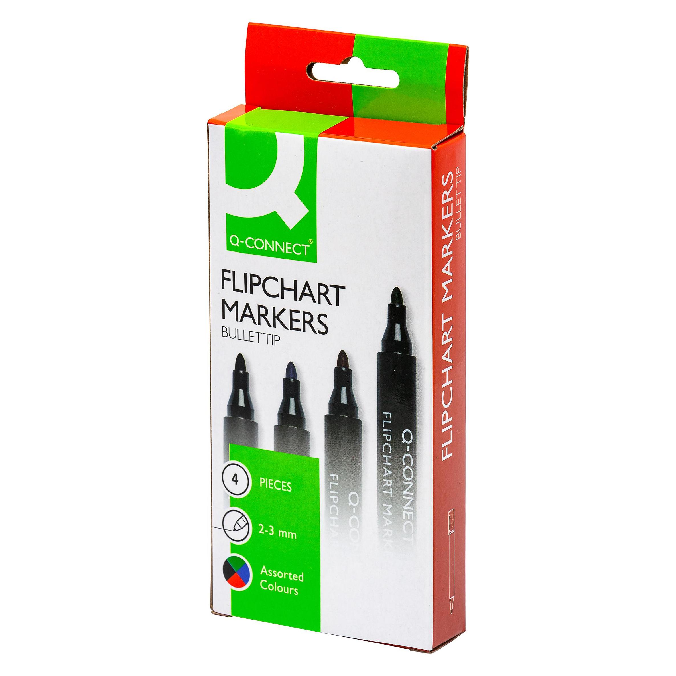 Q-Connect Flipchart Marker (4x) (KF01551)