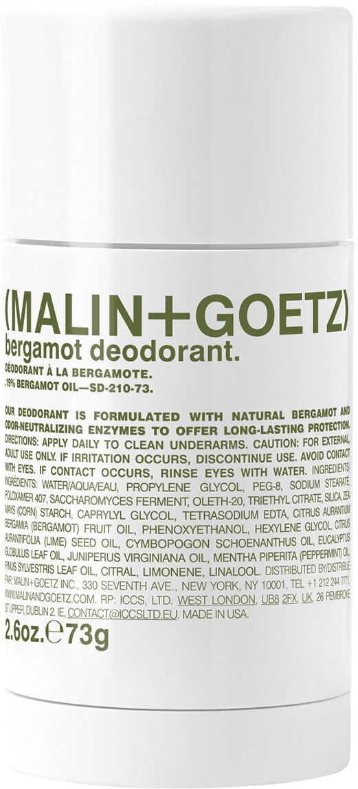 73g MALIN+GOETZ Bergamot Deodorant