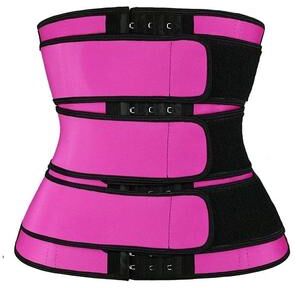 Uplifted Finds Women Waist Support Fitness Sauna Corset Belt For Back Support And Belly Trimming m red
