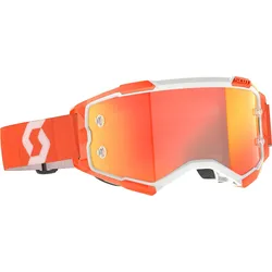Scott Fury orange/white Motocross Brille