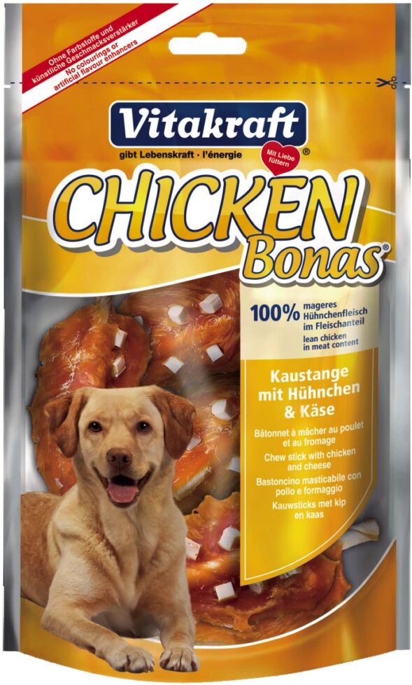 Vitakraft BONAS BASTONCINI POLLO C/FORMAGGIO 80 GR.