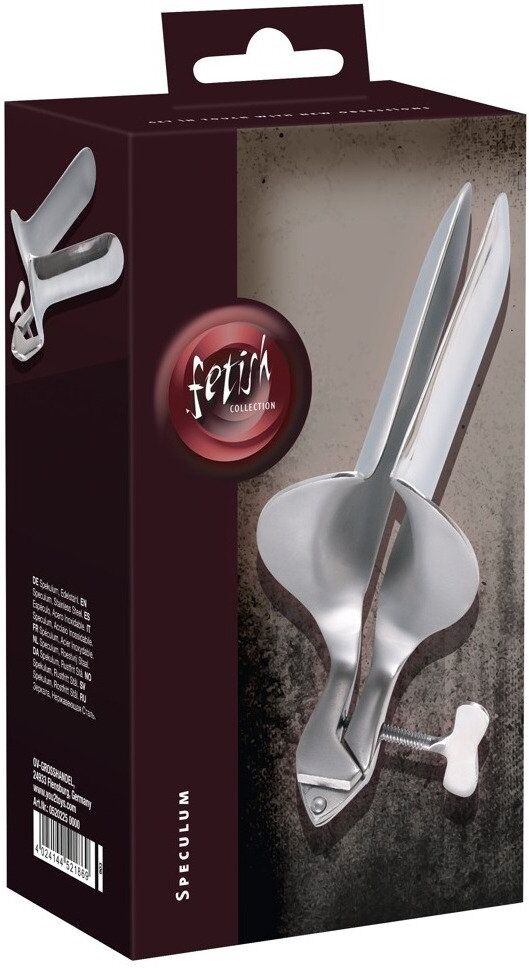 Fetish Collection Speculum vaginal en acier inoxydable pour exploration intime