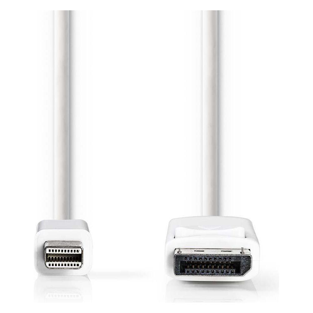Nedis Mini Displayport-Kabel | DisplayPort 1.2 | Mini DisplayPort Stecker | DisplayPort Stecker | 21 (2 m) (CCGP37400WT20)