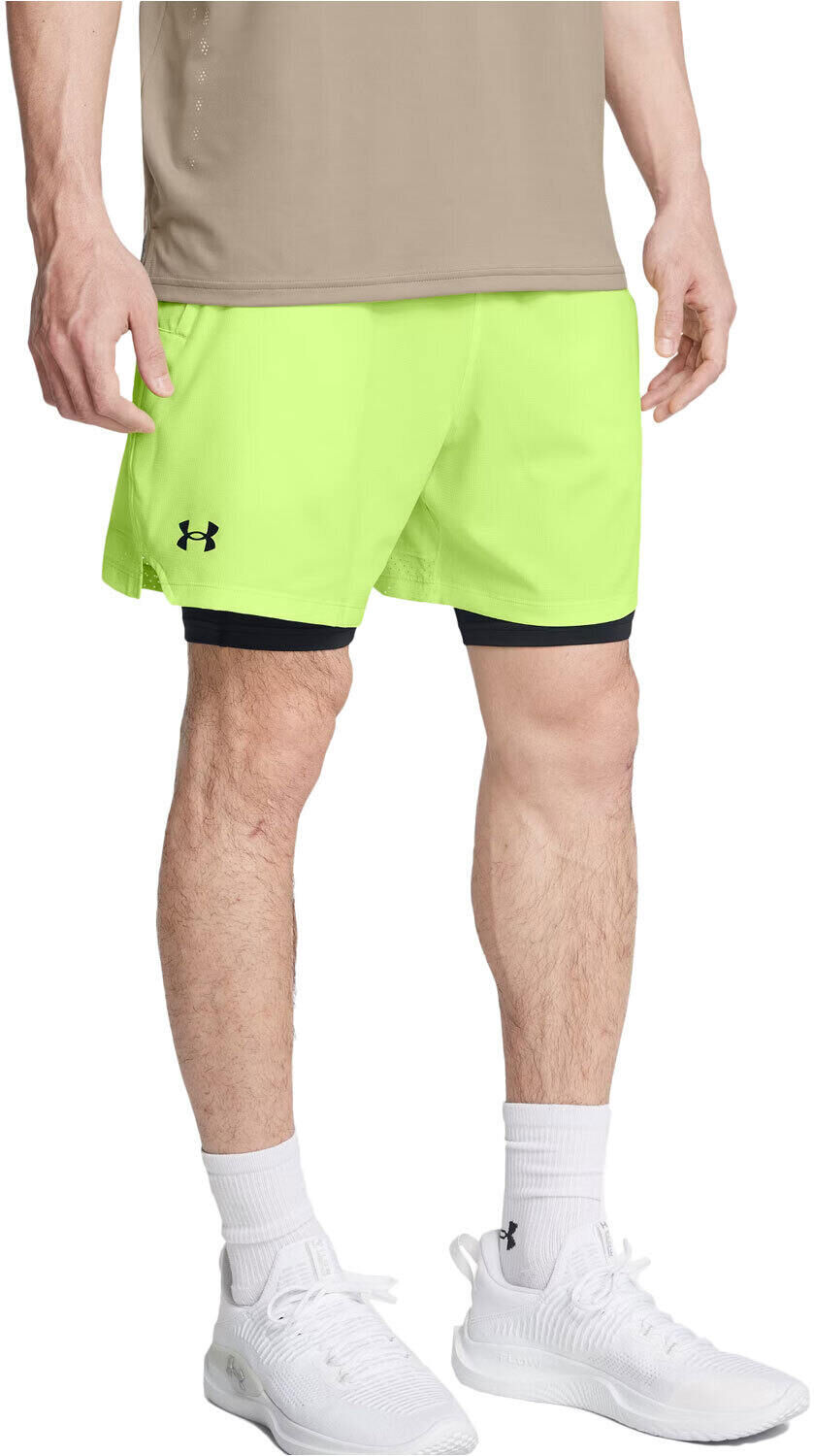Under Armour vanish pantalón corto fitness hombre Verde (M)