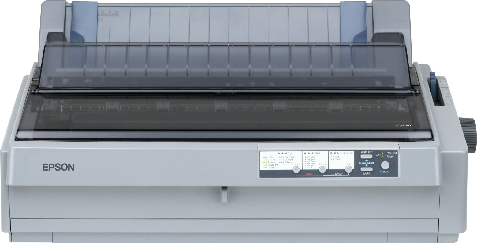 Epson LQ-2190N, 576 Zeichen pro Sekunde, 360 x 180 DPI, 432 Zeichen pro Sekunde, 144 Zeichen pro Sekunde, 10,12 Zeichen pro Zoll, 6 Kopien