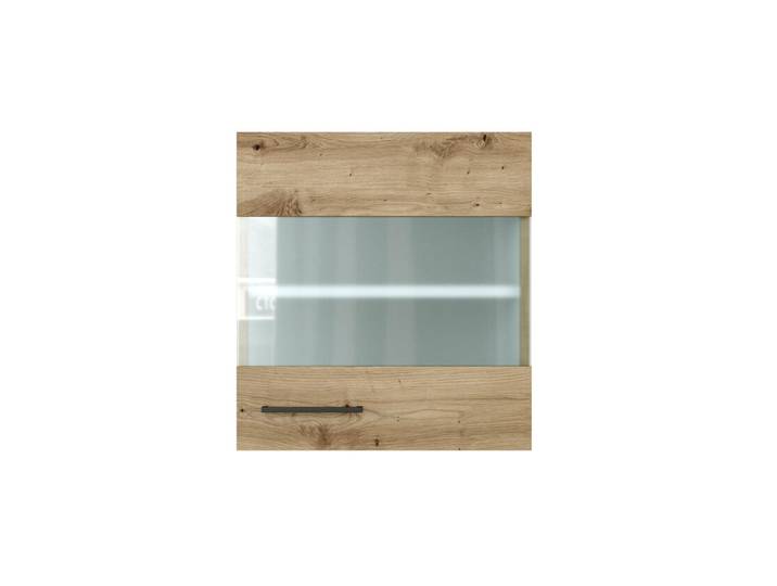 Glas-Hängeschrank Cara Artisan Eiche NB 50cm