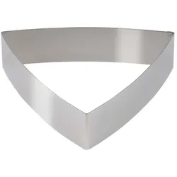 Schneider - Dessert-/Tortenring "Dreieck" gewölbt 160 mm, Höhe: 5 cm, Edelstahl