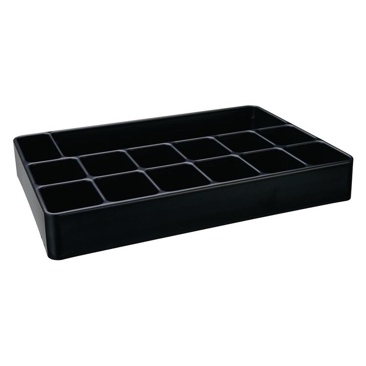 HP Autozubehör Einsatz LOGS 134 H48xB338xT238mm Kunststoff schwarz 14-fach (2400725)