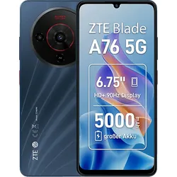 ZTE Blade A76 5G Black 128 GB Dual SIM