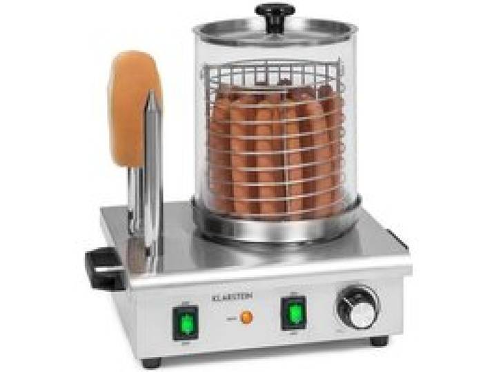 Klarstein Wurstfabrik Pro 550 Machine à hot dogs 550W 5L 30 à 100°C verre & inox
