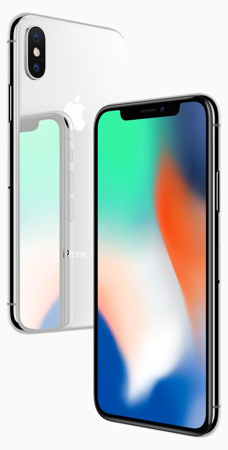 Apple iPhone X, Farbe Silber (Silver), 3 GB de RAM, 64 GB de Interner Speicher, Display ion-x de 5,8", Kamera Dual de 12 + 7 MP. System iOS 11. - Smartphone komplett entsperrt. UK. Version.
